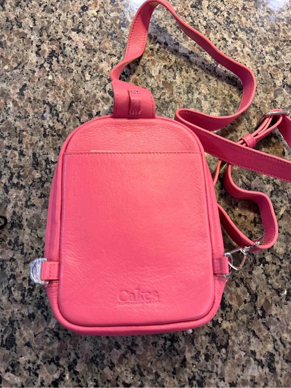 Cake leather conceal and carry bag